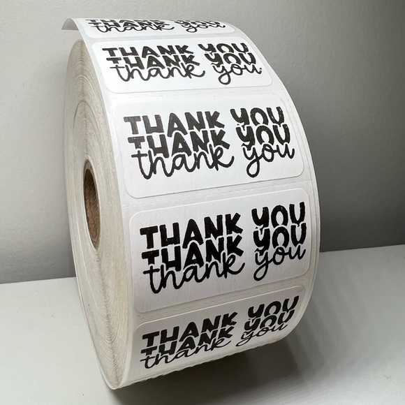 Pack of 100 stickers | Thank You stickers roll for Poshmark | Shipping S… - Picture 7 of 9